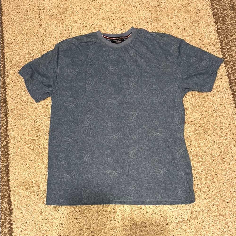 Steel & Jelly from England Blue Crew Neck Short Sleeve Tee